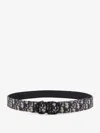 Dior Homme Logo Buckle Reversible Belt In Multi