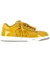 Dior Men's Leather B27 Uptown Gravity Embossed Low-top Sneaker (authentic Pre-  Loved) In Yellow
