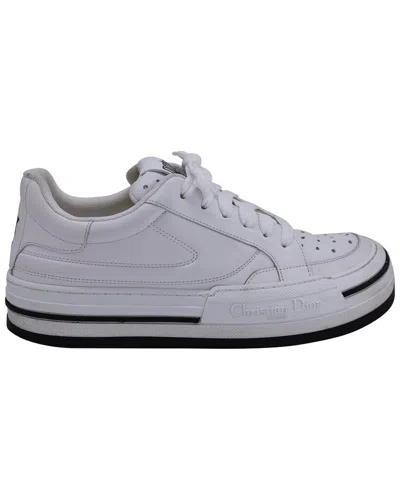 Dior D-freeway Low-top Sneakers In White Leather