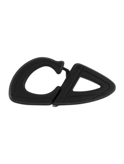 Pre-owned Dior Men Logo Buckle In Black