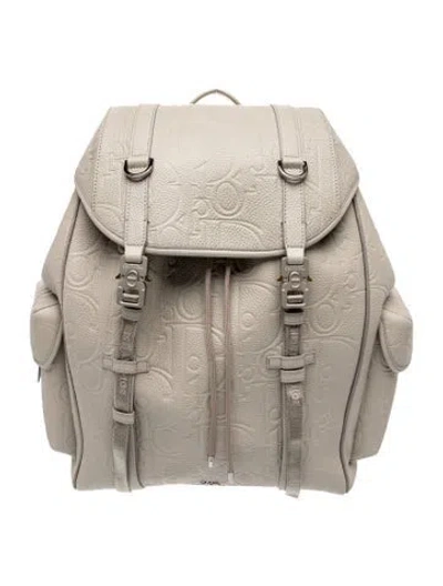 Pre-owned Dior Men Oblique Jacquard Hit The Road 2024 In Gray