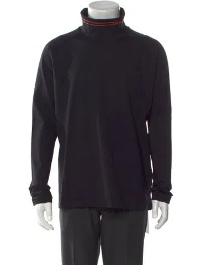 Pre-owned Dior Men Oblique Jacquard Long Sleeve Shirt In Black