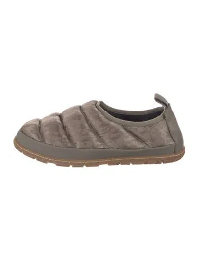 Pre-owned Dior Men Oblique Jacquard Nylon Sneakers In Neutral