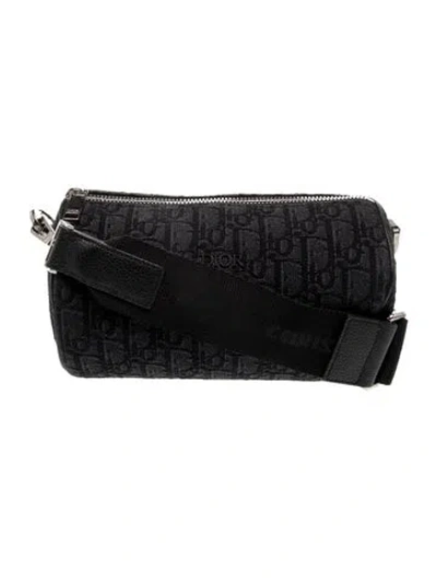 Pre-owned Dior Men Oblique Jacquard Roller In Black