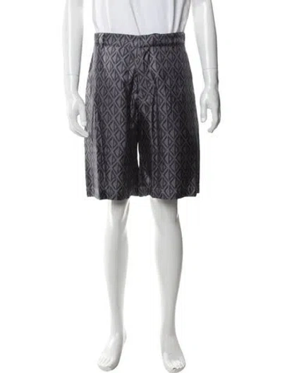 Pre-owned Dior Men Oblique Jacquard Shorts In Multi