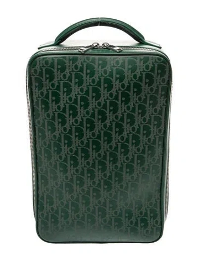 Pre-owned Dior Men Oblique Jacquard World Tour In Green