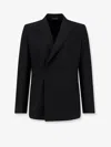 Dior Men Oblique Vigin Wool And Mohair Blazer In Black