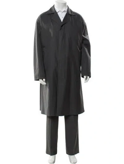 Pre-owned Dior Men Overcoat W/ Tags In Gray