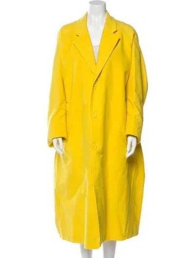 Pre-owned Dior Men Overcoat W/ Tags In Yellow
