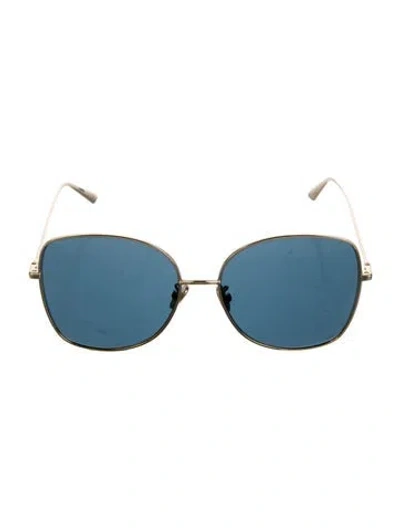 Pre-owned Dior Men Oversize Mirrored Sunglasses In Gold