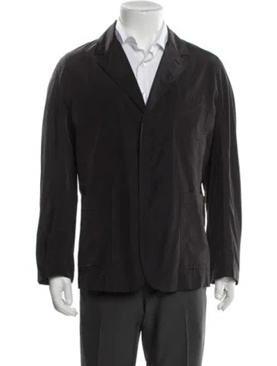 Pre-owned Dior Men Peacoat In Gray