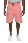 Dior Men Pink Relaxed Solid Shorts In Pink