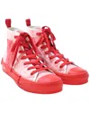 Dior Men's Plastic B23 High Top Sneaker (authentic Pre-loved) In Red