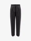 Dior Men Polka-dots Virgin Wool And Alpaca Jacquard Trousers In Black