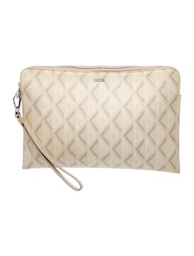 Pre-owned Dior Men Portfolio In Neutral