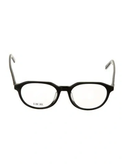 Pre-owned Dior Men Round Eyeglasses In Black
