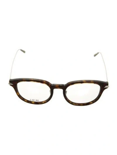 Pre-owned Dior Men Round Eyeglasses In Multi