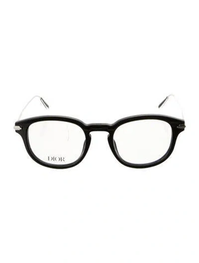 Pre-owned Dior Men Round Eyeglasses W/ Tags In Black