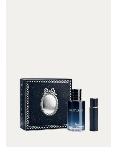 Dior Men's Sauvage 2-piece Eau De Toilette Gift Set In Black