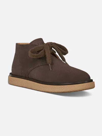 Dior Men Scarpa Sahara Desert In Suede In Multi