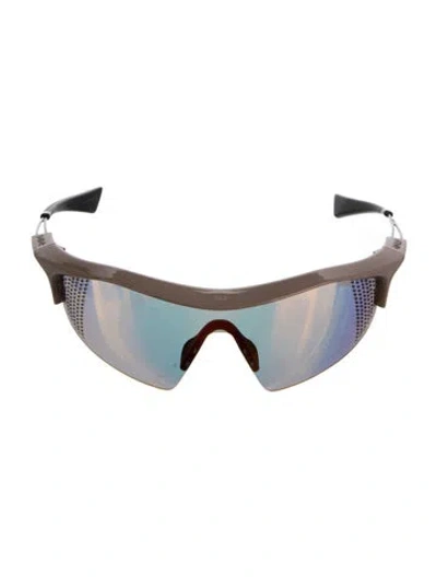 Pre-owned Dior Men Shield Mirrored Sunglasses In Neutral