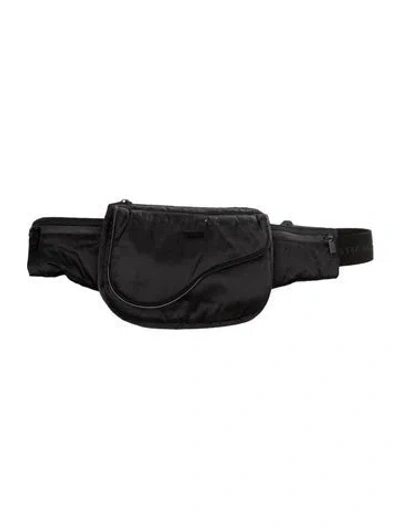 Pre-owned Dior Men Signature Christian Dior Saddle In Black
