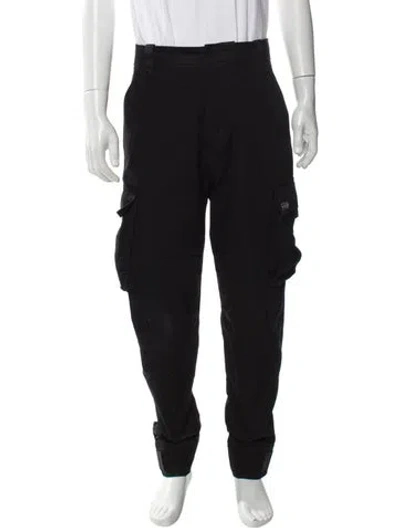 Pre-owned Dior Men Signature Logo Cargo Pants In Blue