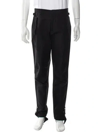 Pre-owned Dior Men Signature Logo Pants In Black
