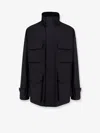 Dior Men Silk And Cotton Sahariana Jacket In Black
