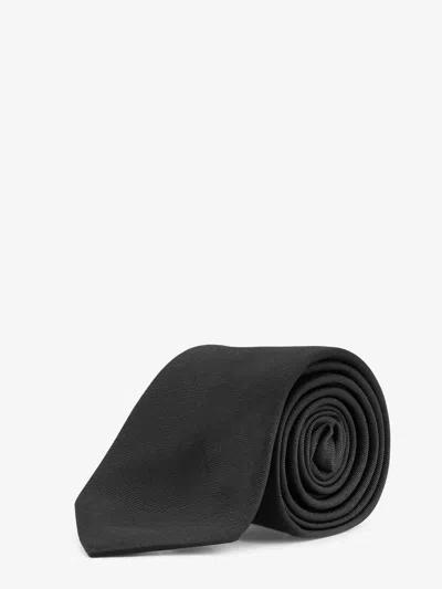 Dior Men Silk Oblique Tie In Black
