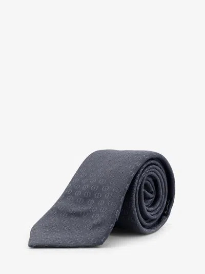 Dior Men Silk Tie In Blue