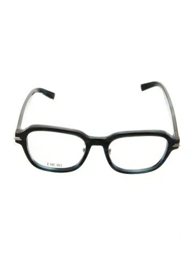 Pre-owned Dior Men Square Eyeglasses In Black