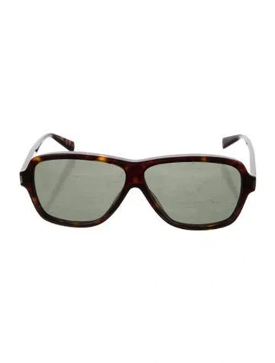 Pre-owned Dior Men Square Eyeglasses In Brown