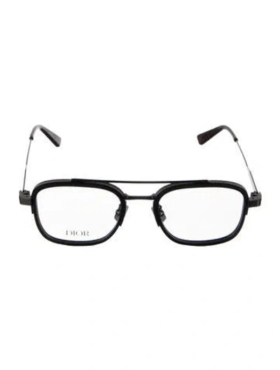 Pre-owned Dior Men Square Eyeglasses W/ Tags In Black