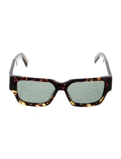 Pre-owned Dior Men Square Tinted Sunglasses In Brown