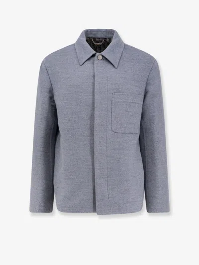 Dior Men Virgin Wool, Cashmere And Silk Jacket In Blue