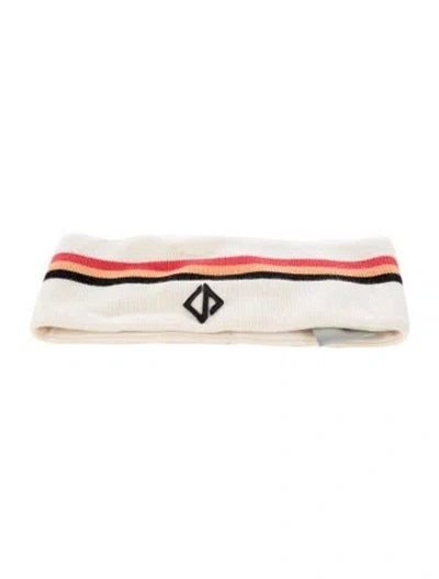 Pre-owned Dior Men Virgin Wool Headband In Orange