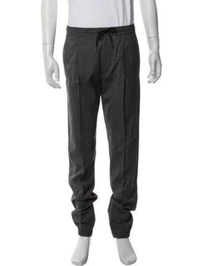 Pre-owned Dior Men Virgin Wool Joggers In Gray