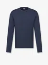 Dior Men Virgin Wool Sweater In Blue