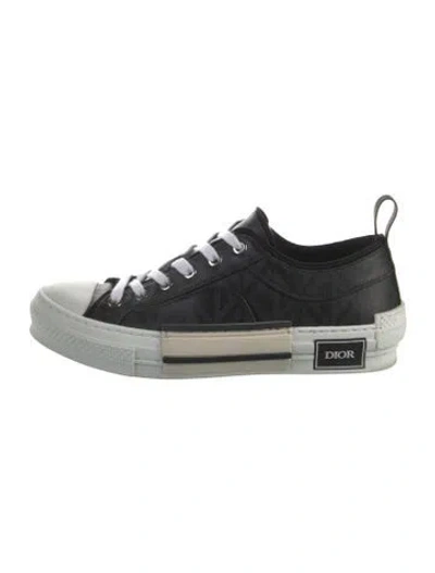 Pre-owned Dior Men Walk'n'dior Sneakers In Black