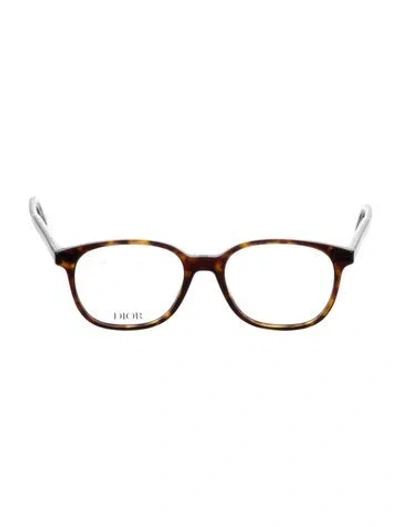 Pre-owned Dior Men Wayfarer Eyeglasses In Brown