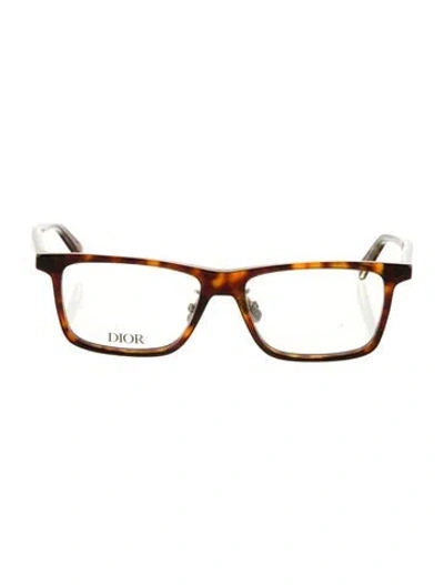 Pre-owned Dior Men Wayfarer Eyeglasses In Brown