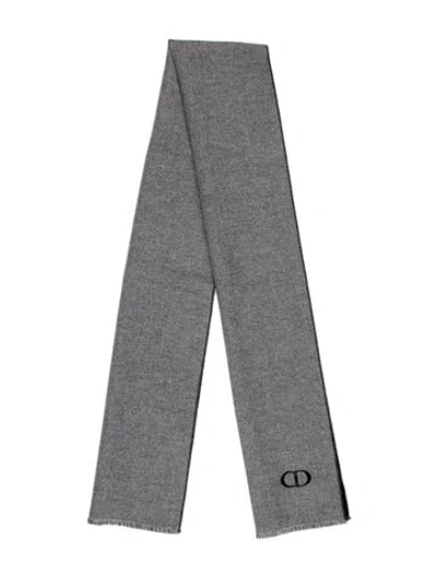 Pre-owned Dior Men Wool 2020 Scarf W/ Tags In Multi
