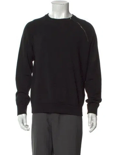 Pre-owned Dior Men Wool Crew Neck Pullover In Black