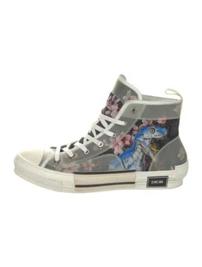 Pre-owned Dior Men X Hajime Sorayama Dinosaur B23 Sneakers Sneakers In Blue