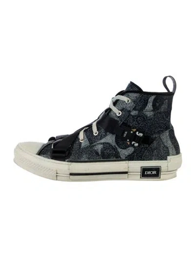 Pre-owned Dior Men X Peter Doig B23 'buckle' Sneakers In Blue