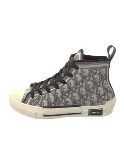 Pre-owned Dior Men X Peter Doig B23 Cannetille Sneakers In Gray