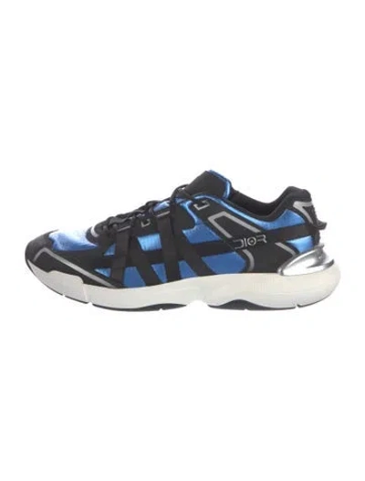 Pre-owned Dior Men X Sorayama B24 Runtek Sneakers In Blue