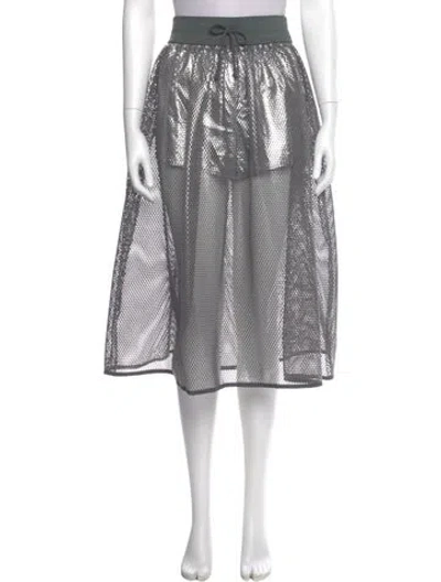 Pre-owned Dior Mesh Accents Midi Length Skirt