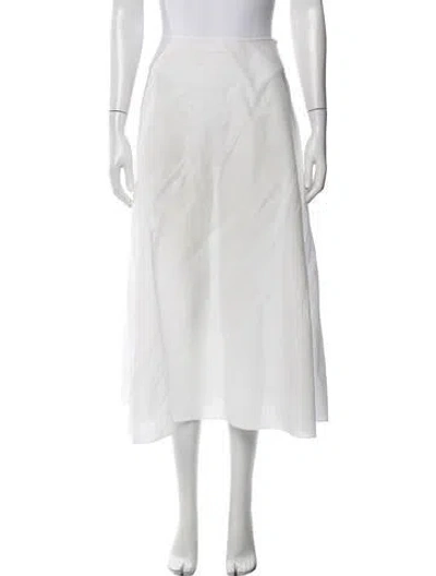 Pre-owned Dior Mesh Accents Midi Length Skirt In Neutrals